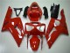 2003-2004 Red Kawasaki ZX6R Motorcycle Fairing Kits UK Stores