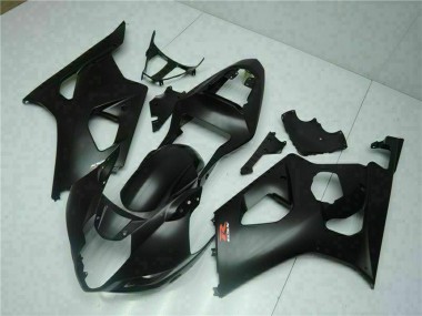 2003-2004 Matte Black Red Suzuki GSXR 1000 Motorcycle Fairings UK Stores