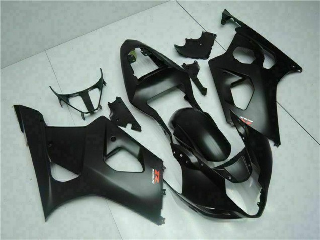 2003-2004 Matte Black Red Suzuki GSXR 1000 Motorcycle Fairings UK Stores