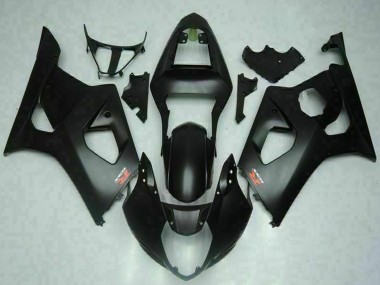 2003-2004 Matte Black Red Suzuki GSXR 1000 Motorcycle Fairings UK Stores