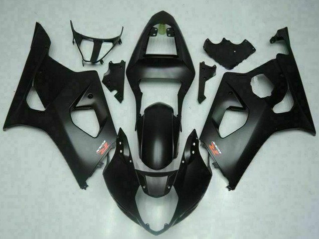 2003-2004 Matte Black Red Suzuki GSXR 1000 Motorcycle Fairings UK Stores