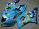 2003-2004 Blue White Yellow Rizla Suzuki GSXR 1000 Motorcycle Fairings UK Stores