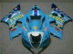 2003-2004 Blue White Yellow Rizla Suzuki GSXR 1000 Motorcycle Fairings UK Stores