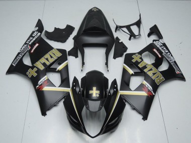 2003-2004 Matte Black Rizla Suzuki GSXR 1000 Motorcycle Fairings UK Stores
