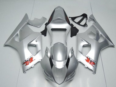 2003-2004 Silver Red OEM Style Suzuki GSXR 1000 Motorcycle Fairings UK Stores