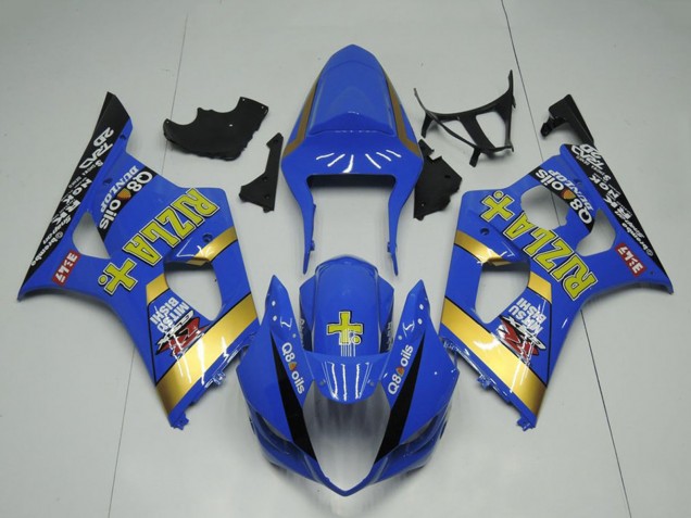 2003-2004 Blue Gold Black Rizla Suzuki GSXR 1000 Motorcycle Fairing UK Stores