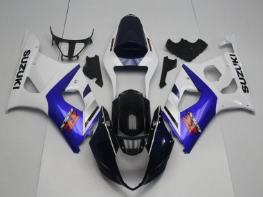2003-2004 Whie Blue Glossy Black Red Suzuki GSXR 1000 Motorcycle Fairings UK Stores