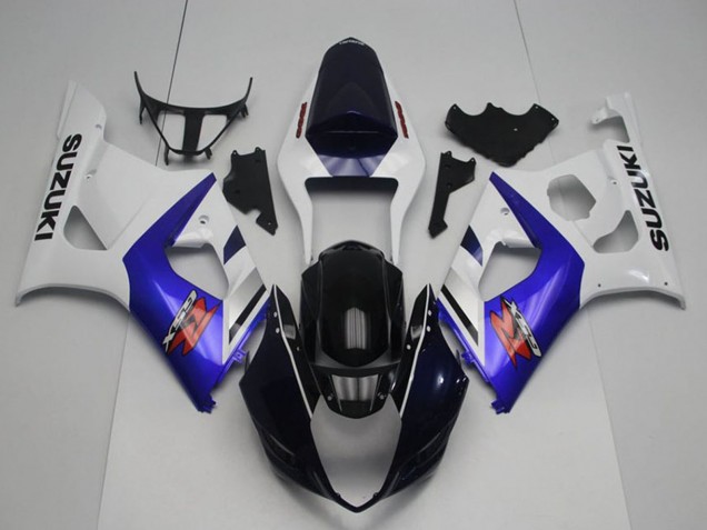 2003-2004 Whie Blue Glossy Black Red Suzuki GSXR 1000 Motorcycle Fairings UK Stores
