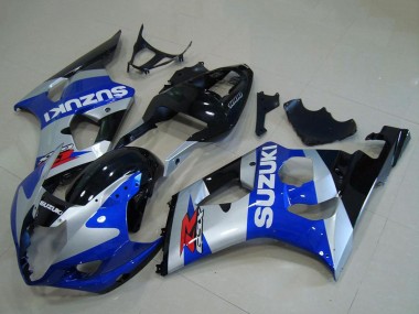 2003-2004 Silver Blue Glossy Black Red Suzuki GSXR 1000 Motorcycle Fairings UK Stores