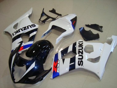 2003-2004 White Blue Dark Blue Red Suzuki GSXR 1000 Motorcycle Fairings UK Stores