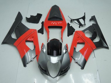 2003-2004 Red Silver Black Suzuki GSXR 1000 Motorcycle Fairing UK Stores
