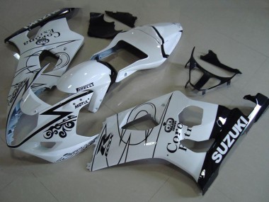 2003-2004 White Black Corona Suzuki GSXR 1000 Motorcycle Fairings UK Stores