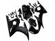 2003-2004 Glossy Black Matte Black Yamaha YZF R6 Motorcycle Fairings UK Stores