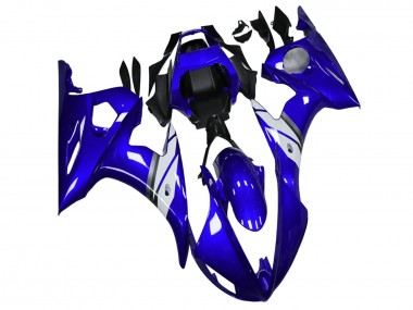 2003-2004 Blue White Yamaha YZF R6 Motorcycle Fairings UK Stores