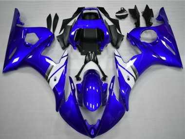 2003-2004 Blue White Yamaha YZF R6 Motorcycle Fairings UK Stores