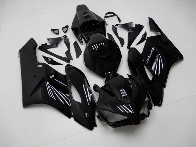 2004-2005 Glossy Black Matte Black Honda CBR1000RR Motorcycle Fairings UK Stores