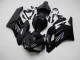 2004-2005 Glossy Black Matte Black Honda CBR1000RR Motorcycle Fairings UK Stores