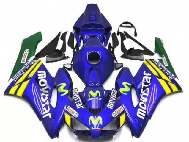 2004-2005 Blue Yellow Green MoviStar Red Castrol Honda CBR1000RR Motorcycle Fairings UK Stores