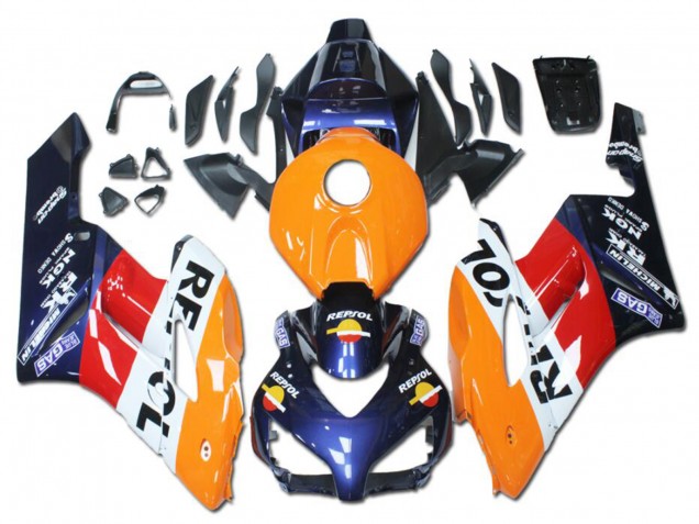 2004-2005 Orange Red White Blue Repsol Honda CBR1000RR Motorcycle Fairings UK Stores