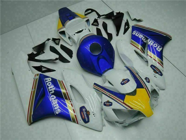 2004-2005 White Blue Yellow Rothmans Honda CBR1000RR Motorcycle Fairing UK Stores
