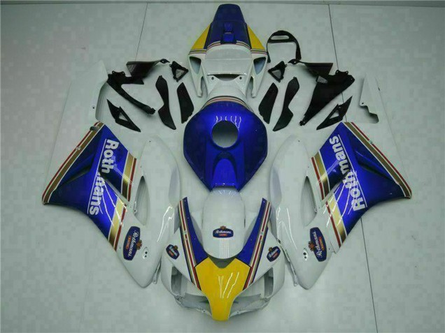 2004-2005 White Blue Yellow Rothmans Honda CBR1000RR Motorcycle Fairing UK Stores