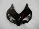 2004-2005 Glossy Black Red Flame Honda CBR1000RR Motorcycle Fairings UK Stores