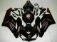 2004-2005 Glossy Black Red Flame Honda CBR1000RR Motorcycle Fairings UK Stores