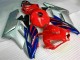 2004-2005 Silver Red Blue Black Stripe Honda CBR1000RR Motorcycle Fairings UK Stores