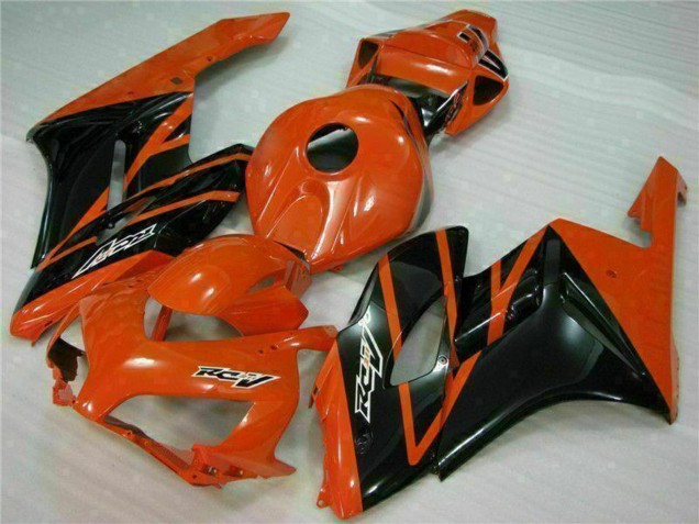 2004-2005 Orange Glossy Black Honda CBR1000RR Motorcycle Fairings UK Stores