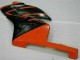 2004-2005 Orange Glossy Black Honda CBR1000RR Motorcycle Fairings UK Stores