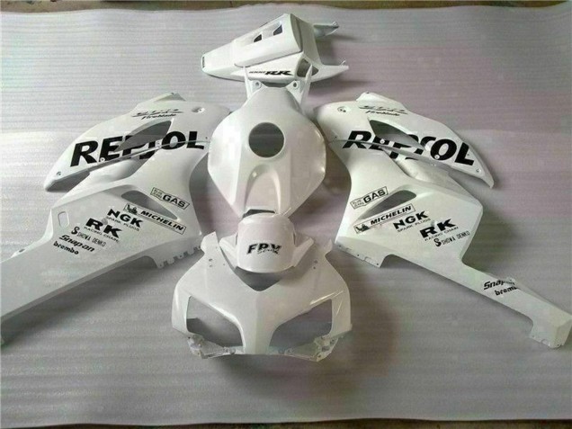 2004-2005 White Black Repsol Honda CBR1000RR Motorcycle Fairings UK Stores