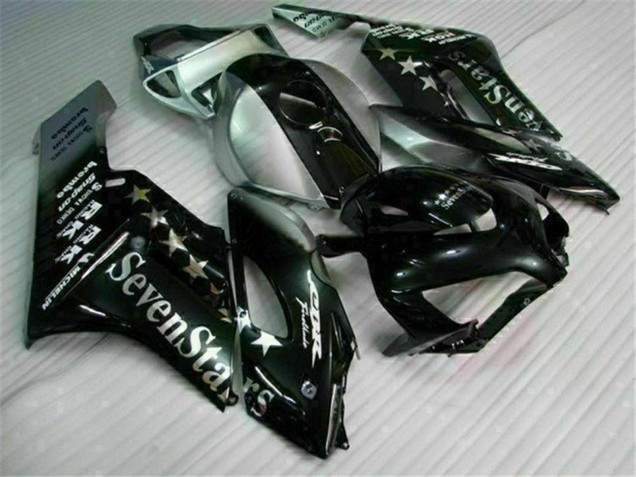 2004-2005 Silver Glossy Black SevenStars Honda CBR1000RR Motorcycle Fairings UK Stores