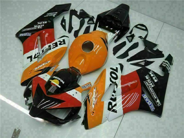 2004-2005 Orange White Red Black Repsol Honda CBR1000RR Motorcycle Fairings UK Stores