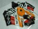 2004-2005 Orange White Red Black Repsol Honda CBR1000RR Motorcycle Fairings UK Stores
