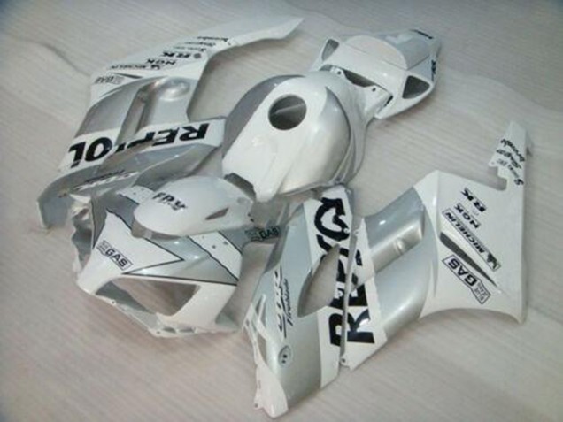 2004-2005 White Silver Black Repsol Honda CBR1000RR Motorcycle Fairing UK Stores