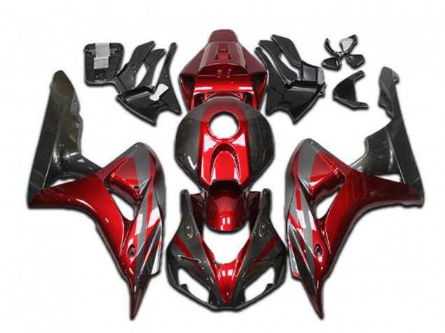 2004-2005 Red Grey Glossy Black Honda CBR1000RR Motorcycle Fairings UK Stores