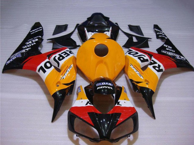 2004-2005 Orange White Red Glossy Black Repsol Honda CBR1000RR Bike Fairings UK Stores