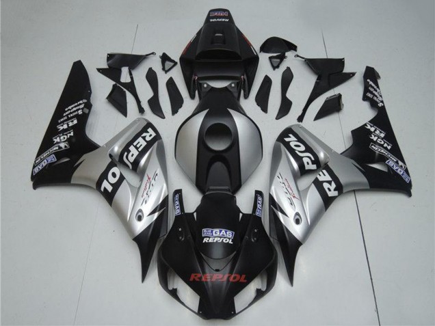 2004-2005 Silver Glossy Black Repsol Honda CBR1000RR Motorcycle Fairings UK Stores
