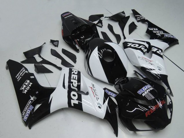 2004-2005 White Glossy Black Repsol Honda CBR1000RR Motorcycle Fairings UK Stores