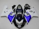 2004-2005 White Blue Black Suzuki GSXR 600/750 Bike Fairings UK Stores