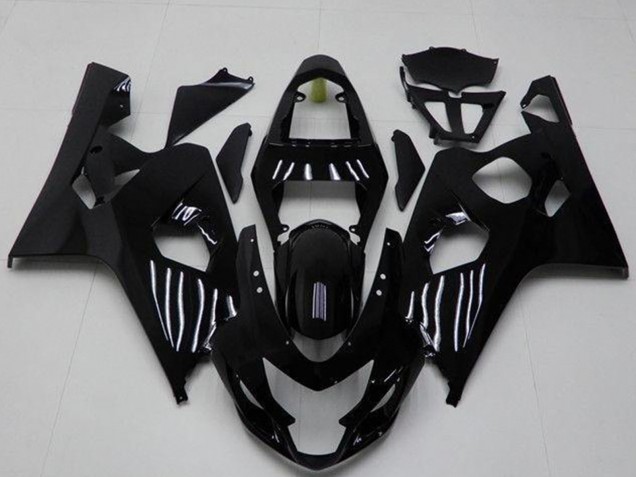 2004-2005 Glossy Black Suzuki GSXR 600/750 Motorcycle Fairings UK Stores