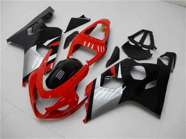 2004-2005 Red Silver Black Suzuki GSXR 600/750 Motorcycle Fairings UK Stores