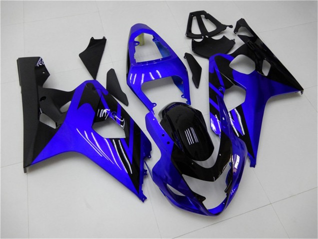 2004-2005 Blue Glossy Black Suzuki GSXR 600/750 Motorcycle Fairings UK Stores