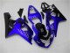 2004-2005 Blue Glossy Black Suzuki GSXR 600/750 Motorcycle Fairings UK Stores