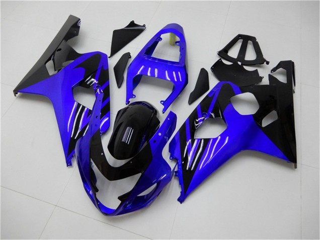 2004-2005 Blue Glossy Black Suzuki GSXR 600/750 Motorcycle Fairings UK Stores