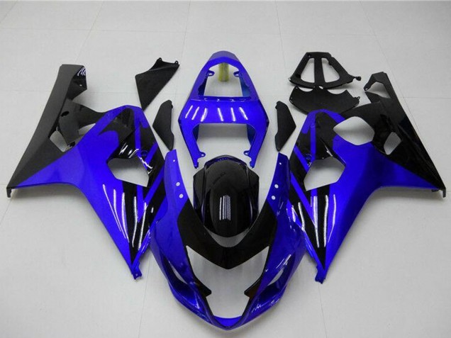 2004-2005 Blue Glossy Black Suzuki GSXR 600/750 Motorcycle Fairings UK Stores