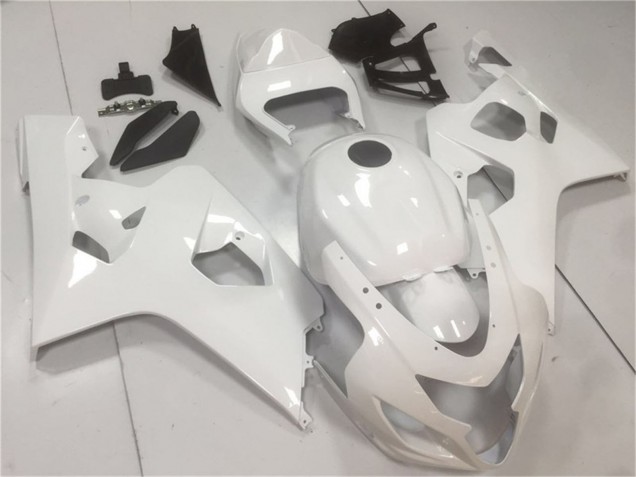 2004-2005 Glossy White Suzuki GSXR 600/750 Motorcycle Fairings UK Stores