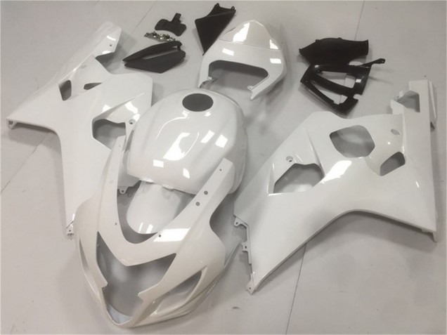 2004-2005 Glossy White Suzuki GSXR 600/750 Motorcycle Fairings UK Stores