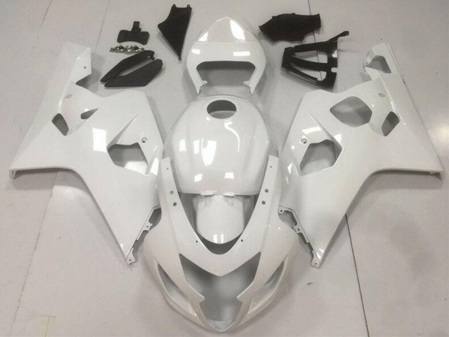 2004-2005 Glossy White Suzuki GSXR 600/750 Motorcycle Fairings UK Stores