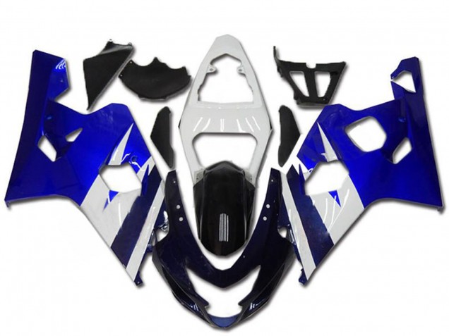 2004-2005 White Blue Black Suzuki GSXR 600/750 Motorcycle Fairing Kits UK Stores